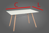 TAMANHO DA MESA: Informar depois